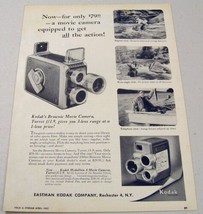 1957 Print Ad Kodak Brownie Movie Cameras Fishing Scenes Eastman Rochester,NY - $10.77