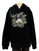 Call Your Mother Black Los Angeles Graphic Hoodie Women&#39;s L  NEW - $79.19