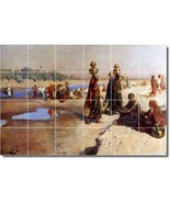 Edwin Weeks City Painting Ceramic Tile Mural BTZ09632 - $328.24 CAD+