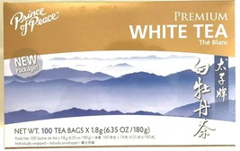 Prince of Peace Premium White Tea 6.35 Oz/180g - 100 Tea Bags - £9.16 GBP