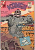 Konga Movie Comic Book #13, Charlton Comics 1963 VERY FINE- - $48.29