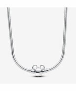 925 Sterling Silver Disney Mickey Mouse Snake Chain Necklace   393529C00-45 - $71.95 CAD