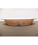 Pyrex Early American 1 1/2 qt Divided Casserole Dish w/ Cat - $15.97 CAD