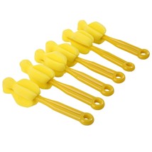 Long Handle Bottle Nipple Cleaner Sponge Brush, BPA-Free Bottle Scrubber - Yello - $16.99