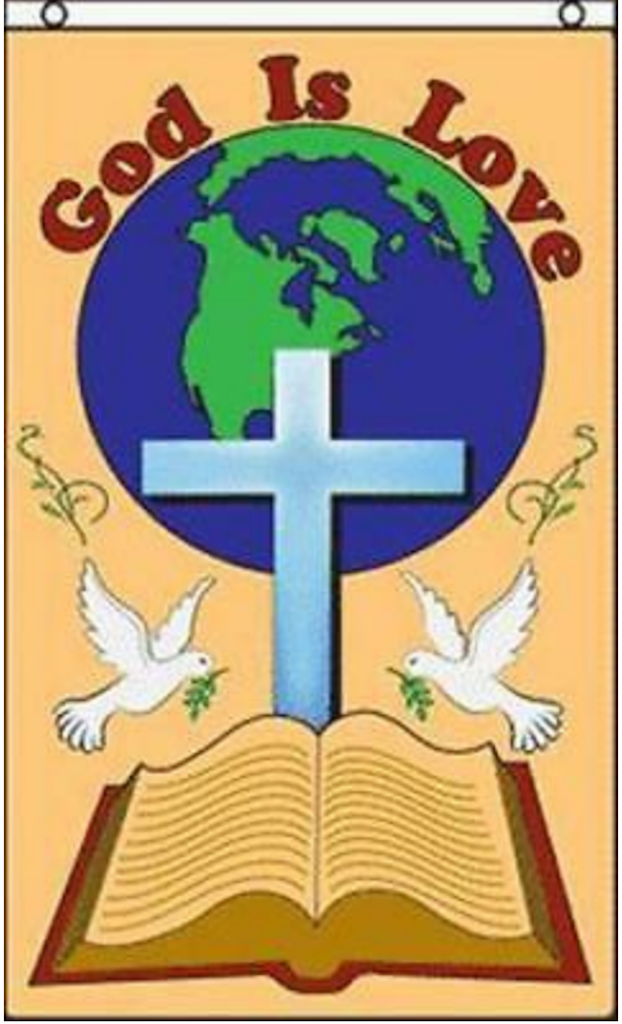 Primary image for 1 GOD IS LOVE RELIGIOUS 3 X 5 FLAG 3x5 decor ADVERTISING FL456 NEW prayer loves