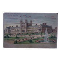 Vintage 1904 St. Louis World&#39;s Fair Hold To Light Postcard Administrative Bldg - £21.89 GBP