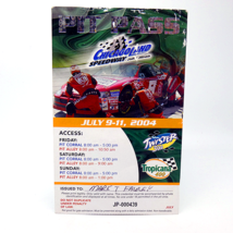 2004 NASCAR Busch &amp; Nextel Cup Series PIT PASS Ticket Stub Chicagoland S... - $348.46 MXN