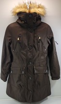 MM) 1 Madison Expedition Heritage Collection Women&#39;s Brown Parka Medium ... - $49.49