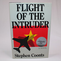 Signed Flight Of The Intruder By Stephen Coonts 1986 Hardcover Book w/DJ Vintage - £38.52 GBP