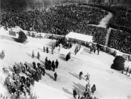 Crowd at burial of US Unknown Soldier at Arlington - 8x10 World War I Photo WWI - £6.92 GBP