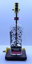 Heaven&#39;s Door Straight Bourbon Whiskey Liquor Bar Bottle TABLE LAMP Loun... - £43.65 GBP