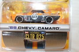 1/64 Scale Dub City Big Time Muscle, 1969 Chevy Camaro, Orange, Racing, Die Cast - £24.38 GBP
