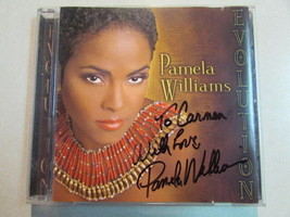 Pamela Williams Evolution 15 Trk Promo Cd Hand Autographed Lounge Jazz WK56074 - £9.29 GBP