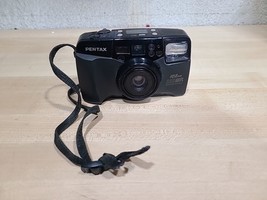 UNTESTED Powers On Pentax IQZoom 105WR 35mm Film Camera Weather Resistant VTG - £11.90 GBP