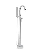 Delphi Single Handle Freestanding Tub Faucet with Hand Shower Polished C... - $242.58 CAD