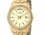 NEW* Pulsar Men&#39;s PVM004 Gold Color Watch Day/Date MSRP $125! - $125.00