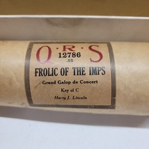 Vintage Piano Player Roll QRS ~ Frolic Of The IMPS # 12786 - £7.70 GBP