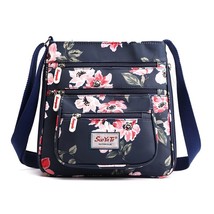 Multi-pocket Design Women&#39;s Shoulder Bag Fashion Casual Floral Pattern Women Bag - £22.04 GBP