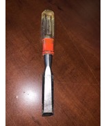 Vintage STANLEY  3/4&quot; Blade Wood Chisel Clear Handle USA. Beveled  - $17.00