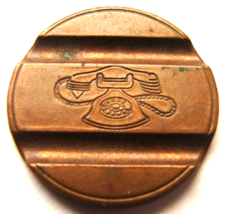 ITALIAN TELEPHONE TOKEN Old Unique Copper Telefonico Telephone Gettone j... - £11.98 GBP