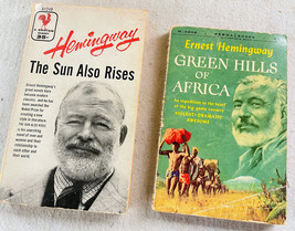 Vintage paperback  books of Ernest Hemingway The green Hills of Africa 1956 2nd  - £12.90 GBP