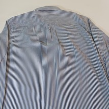 American Eagle Outfitters Classic Fit Men's Blue & White Stripes Shirt Size L image 11