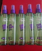 5 Pack Garnier Fructis Style Curl Shape Defining Spray Gel For Curly Hair 8.5 - $38.61