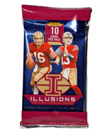 2023 Panini Illusions Football Factory Sealed Pack 10 Cards Per Pack - $13.99