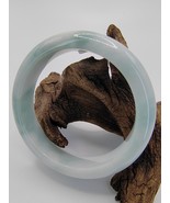 58.50mm Icy Ice Light Green Burma Jadeite Jade Bangle Bracelet # - $1,908.09 CAD