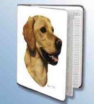 Retired Dog Breed Lab Retriever Yellow Vinyl Softcover Address Book By Robert Ma - £5.56 GBP