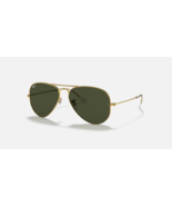 Authentic Ray Ban Classic Aviator Gold Frames, Green Lenses RB3025 58mm ... - $64.95