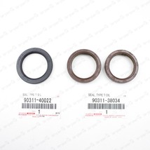 GENUINE FOR TOYOTA CAMRY AVALON ES 300 RX300 FRONT 3L CAM AND CRANK SEAL... - $23.45