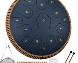 Adults&#39; Steel Tongue Drum, 14-Inch, 15-Note, C Major, With Music Book, H... - $84.93