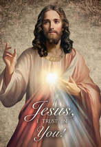 Divine Mercy 5&quot; Wood Plaque, New #AB-301-2/R2 - $24.16 CAD