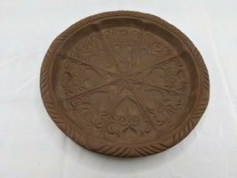 Hartstone Pottery USA Pie Plate Hearts Swirls Baker Stoneware - £20.46 GBP