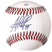 Jesus Aguilar Atlanta Braves Signed Baseball Milwaukee Brewers Autographed Proof - £52.50 GBP