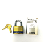 MASTER LOCK 4KA COMMERCIAL BRASS BODIED LAMINATED PADLOCK - KEYED ALIKE ... - $19.80