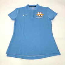 Nike Marquette Golden Eagles Womens 1/4 Zip S Small Blue Dri Fit Shirt Polo Top - $18.98