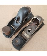 Antique Block Planes lot x2 cast iron Stanley and MYSTERY - €38,71 EUR