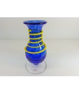 Sabina Rymanow Art Glass Sculptural Vase with 3-D Spiral, 9&quot; - £65.69 GBP