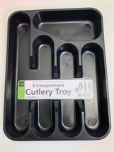 Five Section Plastic Cutlery Tray - £5.99 GBP