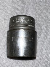 VINTAGE BLACKHAWK 15/16&quot; SHALLOW SOCKET  1/2&quot; DRIVE  #8430 Made in USA - $14.36