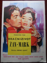 1964 Origina Movie Poster Jean-Marc La Vie Conjugale Anatomy of a Marrige French - £22.72 GBP