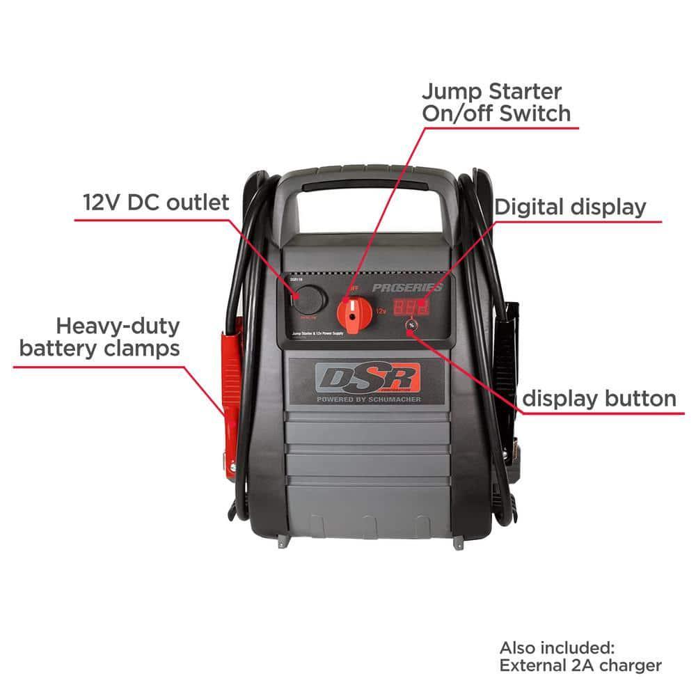 Jumpbox Inverter Proseries 12V 2250 Peak Amp Jump Starter With Inverter – DHOVGL