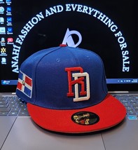 New Era Dominican Republic World Baseball Classic 59Fifty Fitted Hat Blu... - $494.95 MXN