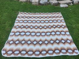 Italian vintage home decor bedspread, high quality retro Italian large s... - $90.00