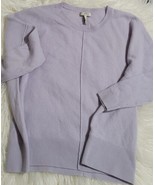 JOIE Women's Cashmere Wool Periwinkle Wide Crew Neck Sweater SZ XS - $35.63
