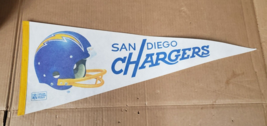 Vintage San Diego Chargers Football Flag Pennant Button - $54.82
