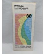 Vintage 1978 AAA Manitoba Saskatchewan Travel Map - €9,57 EUR