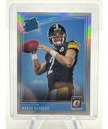 2018 Optic Mason Rudolph Rated Rookie Silver Holo #155 Steelers! - $18.76